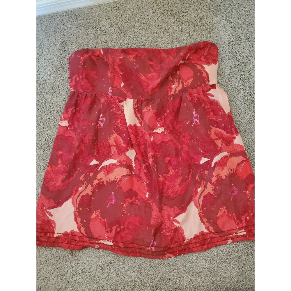 Silk Banana Republic strapless top